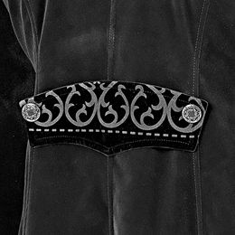 Lysbildefremvisning - Gotisk Svart Kåpe i Fløyel Herre