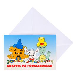 Bildspel - Gratulationskort Bamse