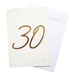 Diaesitys - Onnittelukortti Kulta Numero kirjekuorella