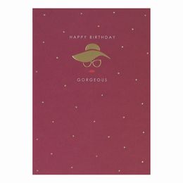 Gratulationskort Happy Birthday Gorgeous