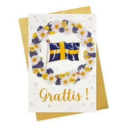 Gratulationskort Sverige Grattis
