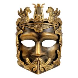 Græsk Maske Guld