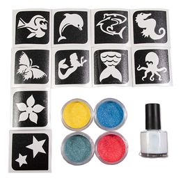 Grimas Sparkling Powder Tatuointisetti Aqua