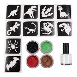 Grimase Sparkling Powder Tatoveringssett Dino