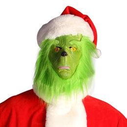 Lysbildefremvisning - Grinchen Deluxe Karnevalskostyme