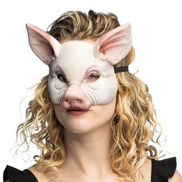 Bildspel - Gris Halvmask