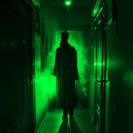 Bildspel - Grön LED-Lampa 5W