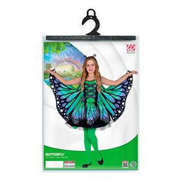 Lysbildefremvisning - Grønn/blå Sommerfugldrakt Barn