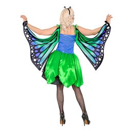 Lysbildefremvisning - Grøn/Blå Sommerfugl Kostume