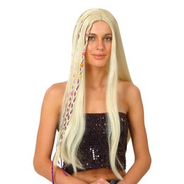 Groovy Hippie Blond Peruk