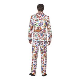 Bildspel - Groovy Mönstrad Kostym Maskeraddräkt