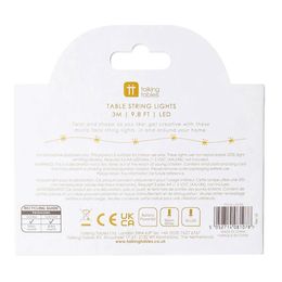 Bildspel - Guld Ljusslinga LED