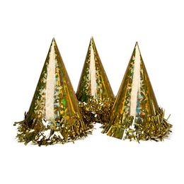 Guld Partyhattar Metallic