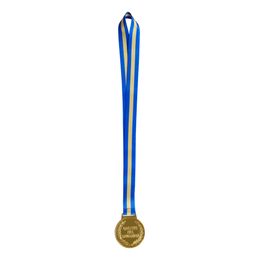 Bildspel - Guldmedalj Grattis Till Studenten med Blågult Band