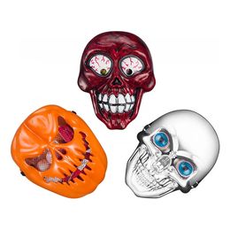 Halloweenmaske med slik