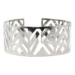 Bildspel - Halsband Choker Futuristiskt Silver