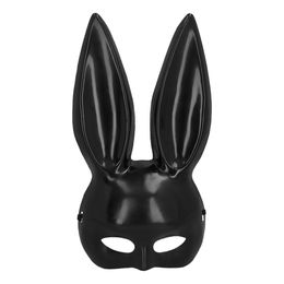 Halvmaske Kanin Sort