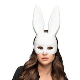 Lysbildefremvisning - Halvmaske Kanin Hvit