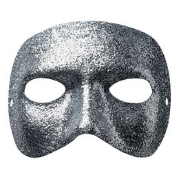 Halvmask Silver