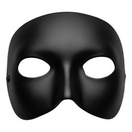 Halvmask Svart