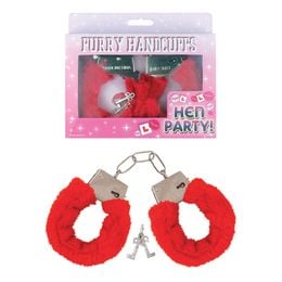 Handbojor med Fluff Röd