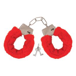 Handbojor med Fluff Röd