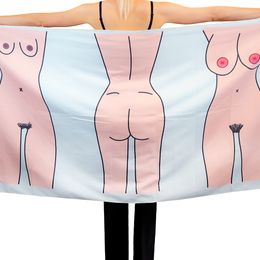 Lysbildefremvisning - Håndklæde Nøgen Kvinde