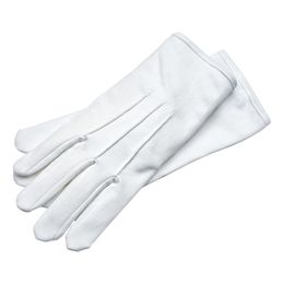 Handskar Vita Ribbade Deluxe