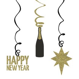 Hengende Dekorasjon Happy New Year