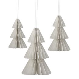 Hängande Dekoration Honeycomb Vita Träd