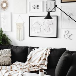 Diaesitys - Riippuva Makrameekoriste Luunvalkoinen