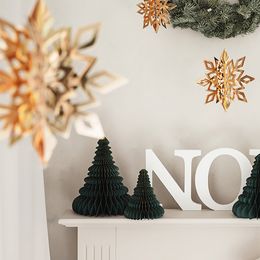 Bildspel - Hängande Dekoration Snöflingor Guld