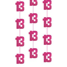 Hængende Dekorationer 13 Lyserød