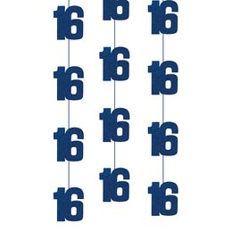 Hængende Dekorationer 16 Blå