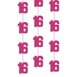 Hengende Dekorasjoner 16 Rosa