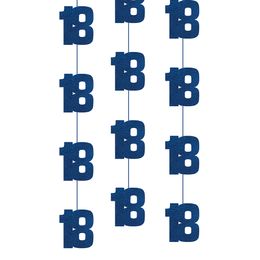 Hängande Dekorationer 18 Blå