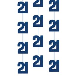 Hängande Dekorationer 21 Blå