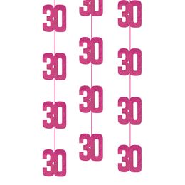 Hængende Dekorationer 30 Lyserød