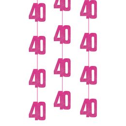 Ripustettavat Koristeet 40 Vaaleanpunainen