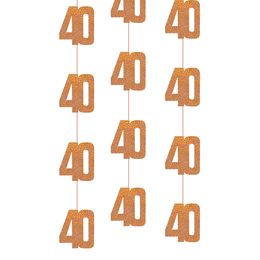 Ripustettavat Koristeet 40 Ruusukulta