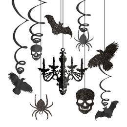 Hengende Dekorasjoner Glitter Halloween