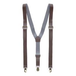 Hängslen Brun Läder