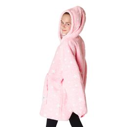 HappyHoodie Vaaleanpunainen Itsevalaisevat Tähdet Lapsille