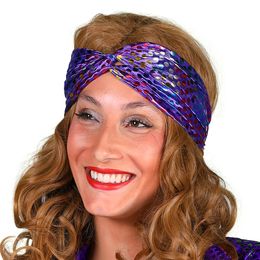 Bildspel - Hårband Disco Lila Färgskimrande