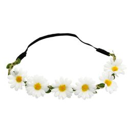 Hårband med Vita Prästkragar