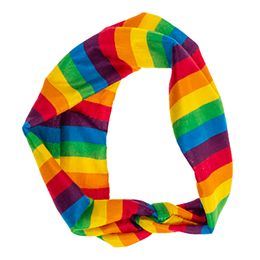 Hårbånd Regnbuefarget