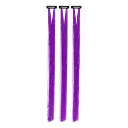 Lysbildefremvisning - Hårforlengelse Glitter Lilla