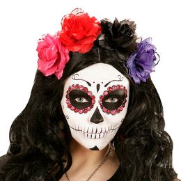 Bildspel - Hårklämma Ros med Glitter