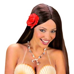 Bildspel - Hårklämma Ros med Glitter