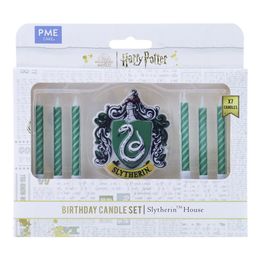 Bildspel - Harry Potter Slytherin Tårtljus